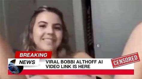 bobbi althoff leak videos|Bobbi Althoff Leaked Video